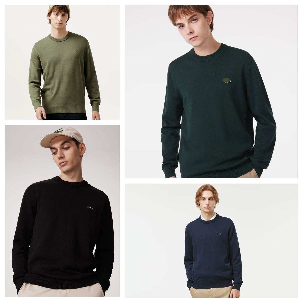 LAC France Designer Man Jumper animal Logo Sweaters Long Sleeve Loose Knits Winter Autumn Boys Pullover Youth Teenager Knitted Warm Tops