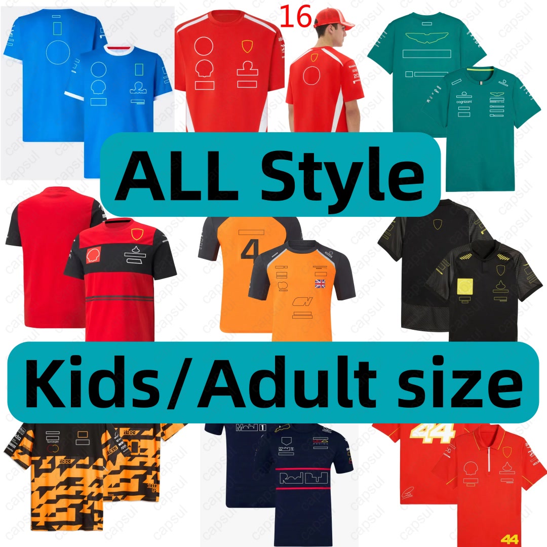 High quality Formula 1 f1 2023 2025 2026 T-shirts Racing Team Fans Casual Breathable T Shirts POLO Summer Car Jersey Plus Size Custom Jacket Sweater