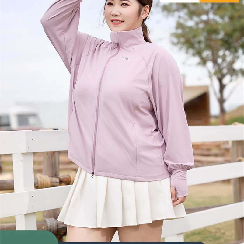 UPF 50UV Sun Protection Clothing Plus Size 4XL 5XL Long Sleeve Jacket Summer UV Protection Sunscreen Jacket 260618