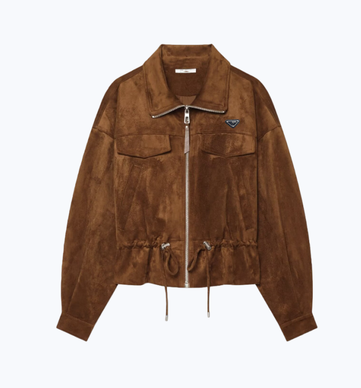Luxury brand Designer Womens Autumn Coat Long Sleeve Trench Jacket with Logo Travel Wear Flocked drawstring short jacket