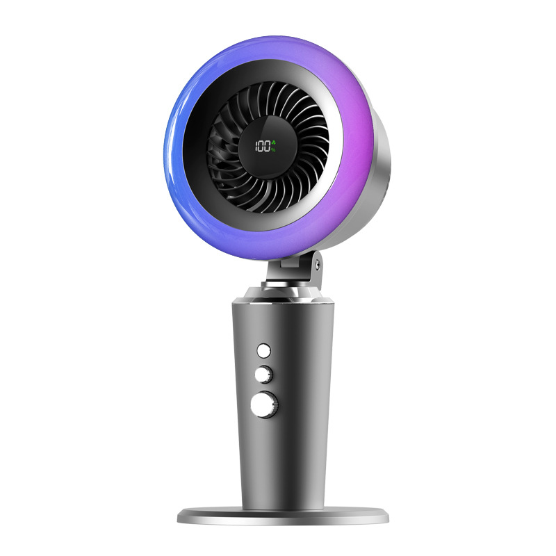3 In 1 Desktop Circulation Fan Multi Mode Long Runtime Recharge Desk Fan-image-1111583102