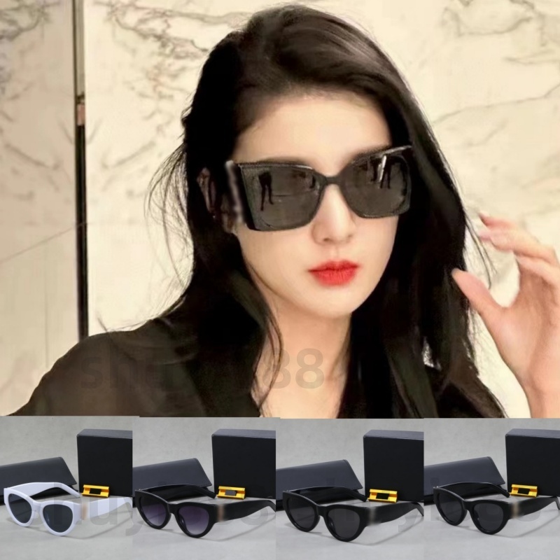 men sunglasses for women glasses designer sun glasses woman yls logo letter rivet Full Frame M94 shade mirror outdoor casual polarized UV400 lens pr