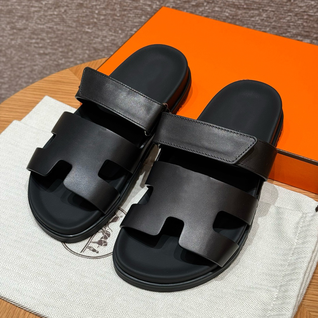 Sandales Velcro pour femmes, sandales en peau de mouton de qualité supérieure, pantoufles plates décontractées d'été, sandales en caoutchouc, pan