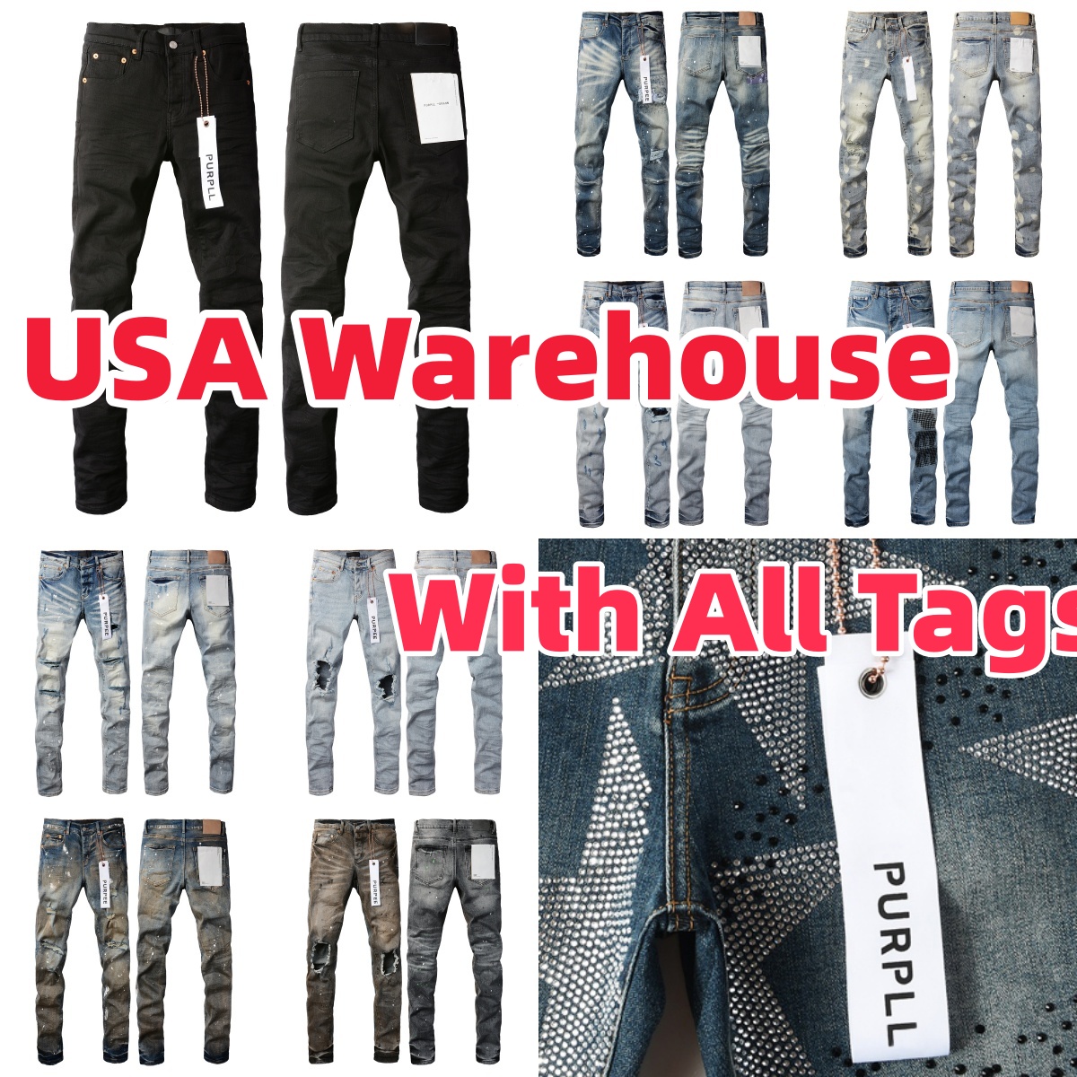 designer purple jeans for men mens jeans Designer jorts Mens Black skinny Pants High Quality Straight jeans Retro Shinny Casual Sweatpants Design-image-997188272
