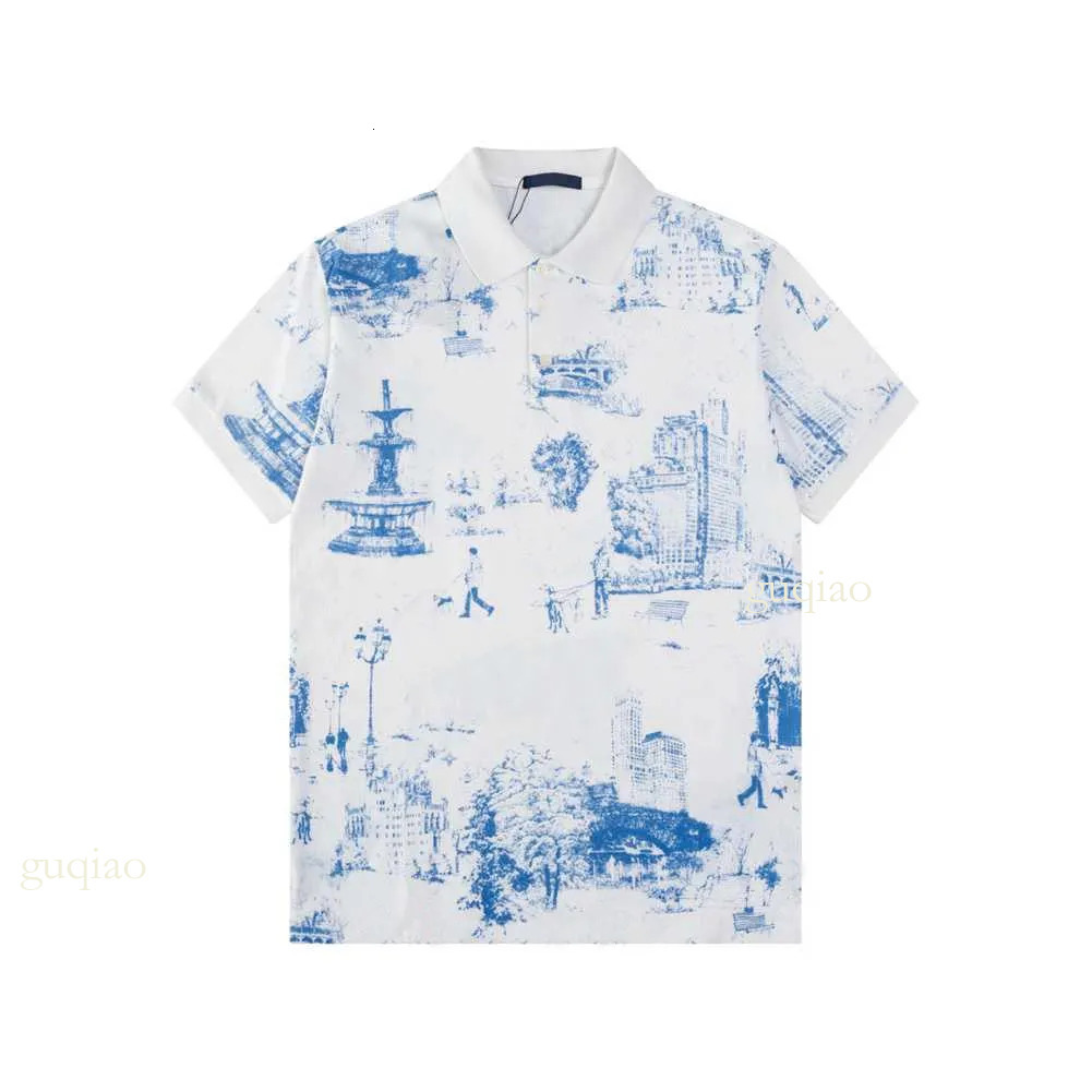 2026 Mens T Shirt Polo Shirt Mens Polo Shirts Summer Stripe T Shirt Men Luxury Polos Casual Letter Print Fashion High Street Man Tee Cottom Clothing
