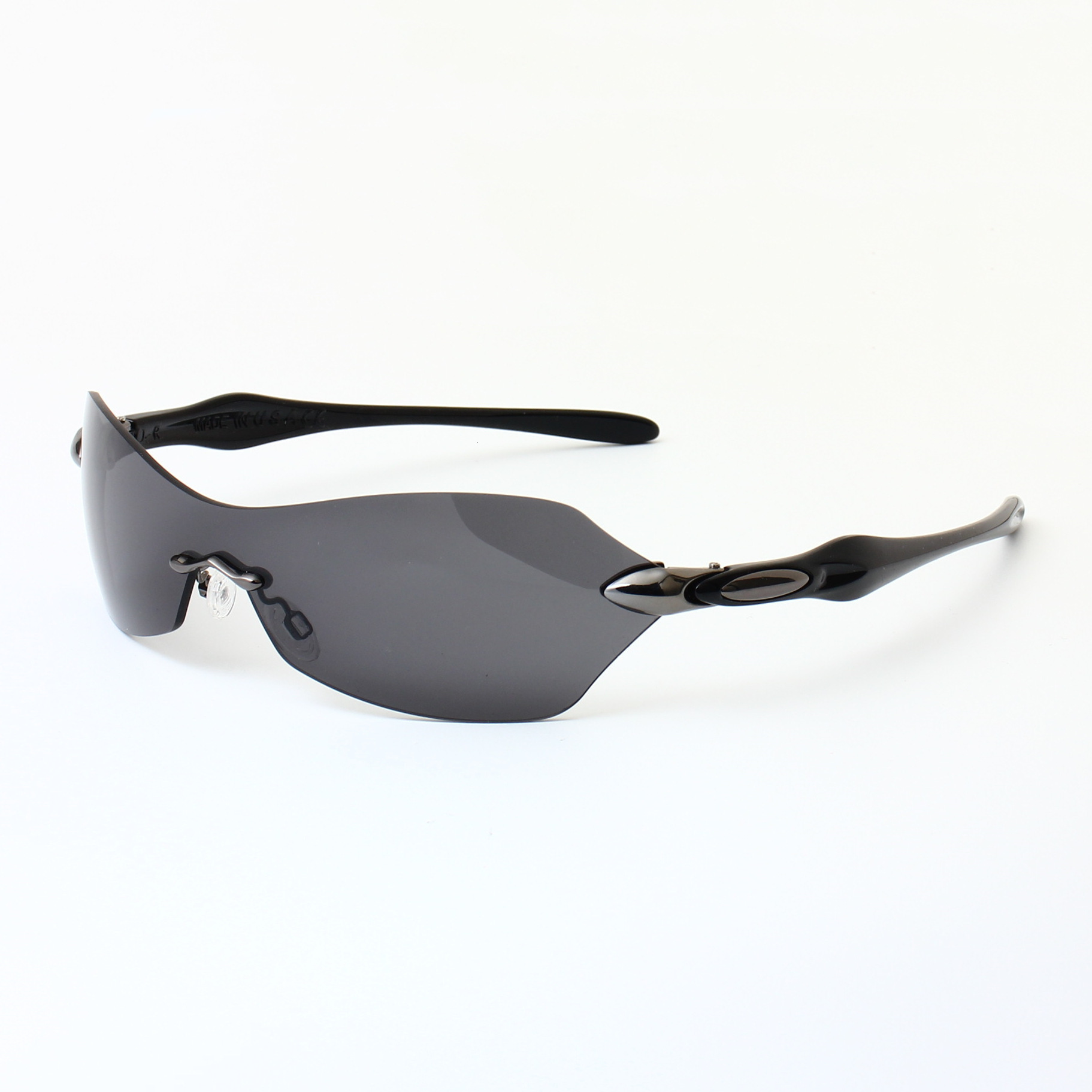 High Quality New European American outdoor sports for men and women, retro frameless ultra-light anti-UV sunglasses 4001