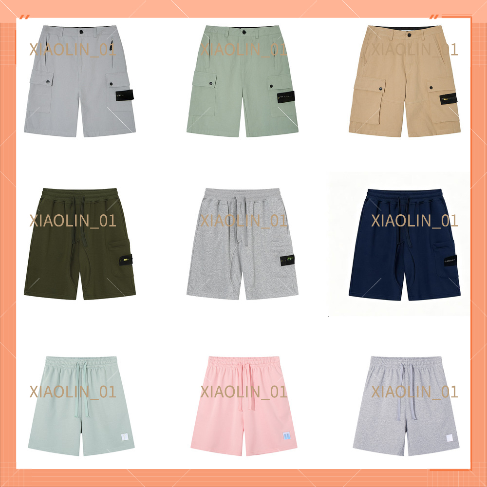 Designer Men Casual Cargo shorts Shorts 2026 Black White Solid Color Summer Tactical Multipocket Short Pants Loose Male Outdoor Hunting Fishing M 3X