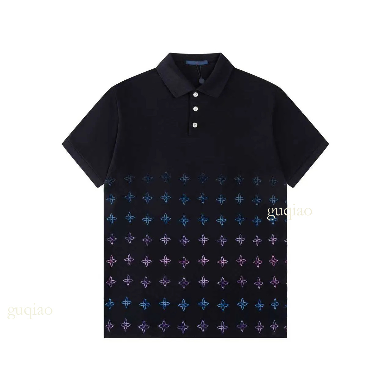 Men's Polos Ice Silk Embroidery Polo Shirt Summer Lapel Elasticity T Shirt Korean Fashion Short Sleeve Business Casual Men Clothing