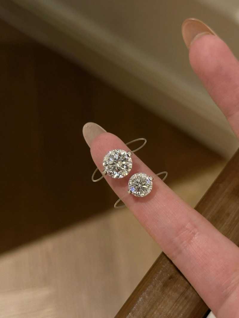 Jewellery Designer High Quality S925 Silver Moissanite Light Luxury Design FishLine Mermaid Tears Diamond Rfor Women Textured Jewelry Gift D260623