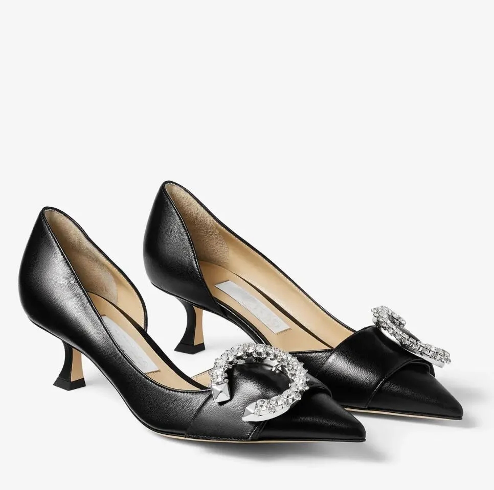 Elegant Brand Women Melva Dorsay Sandals Shoes Pointed Toe Low Heels Footwear Sandalias Low Heels White Black Pink Slingback Lady Walking EU35-43