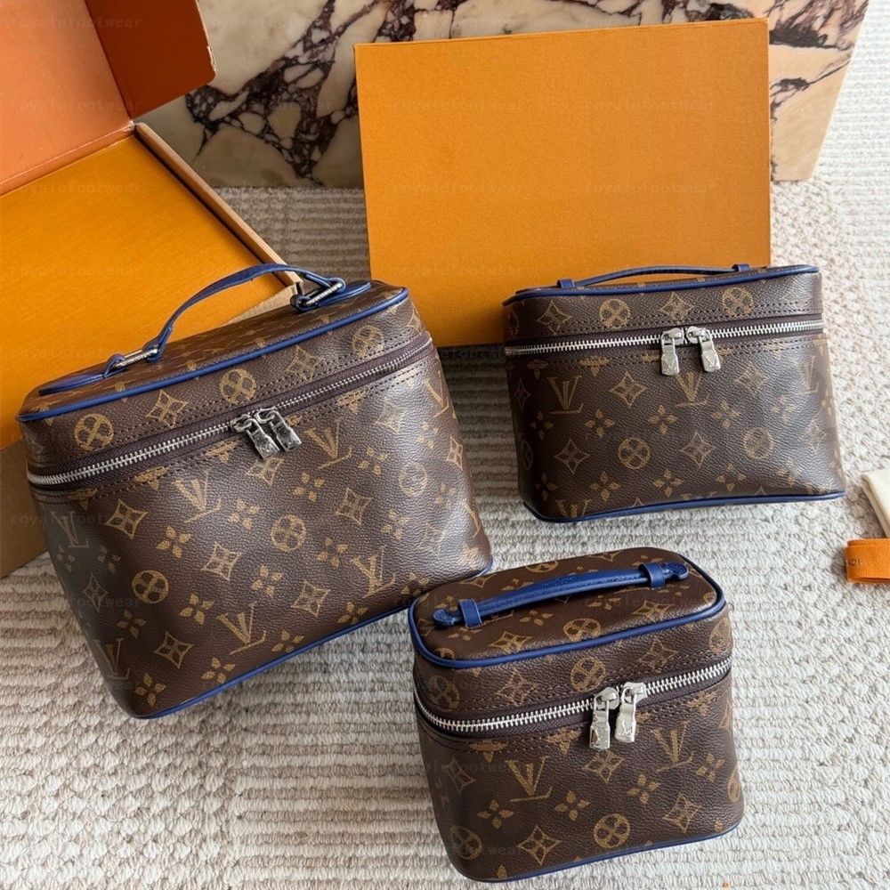 Must have New Three sizes Nice makeup bag Womens shoulder crossbody bag designer handbag mirror quality luxury cosmetic bag Monogram Canvas leather