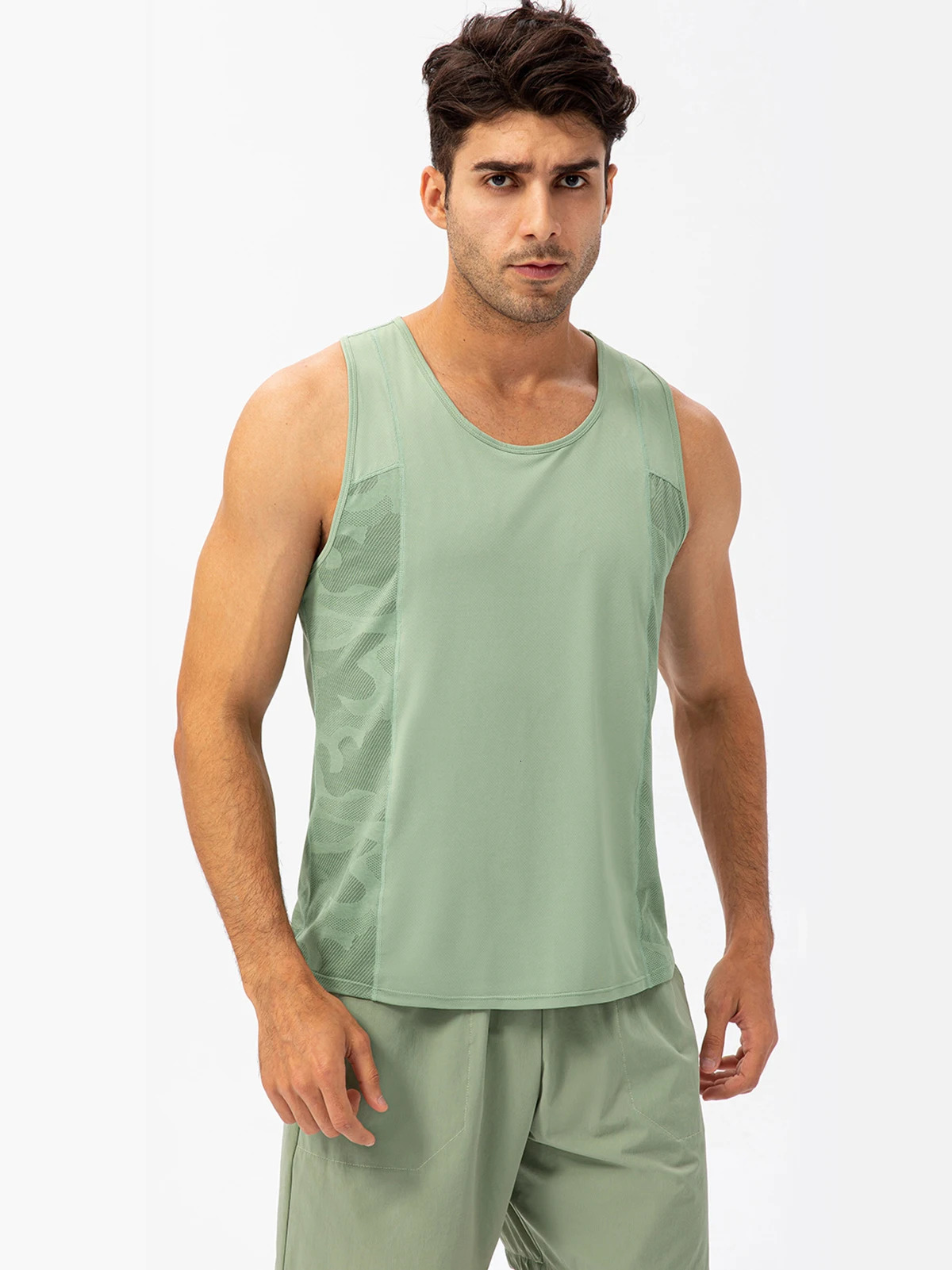 Running Vest Tank Tops For Mens Sportwear 260618