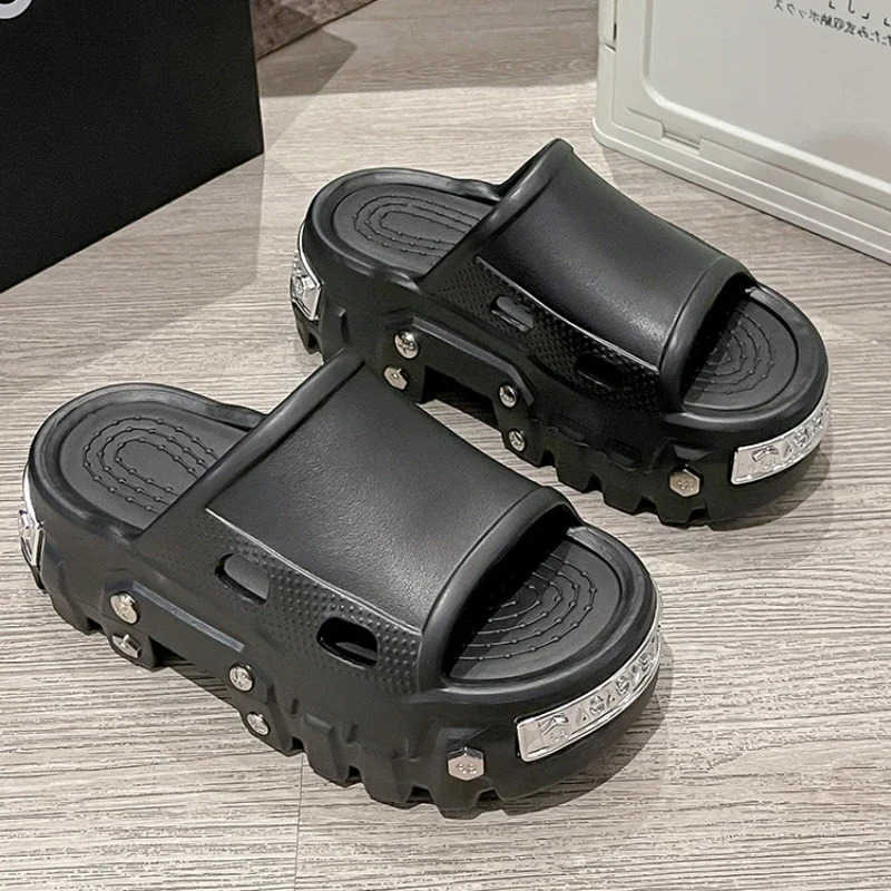 Women Punk Style Clogs New Arrival Soft EVA Thick Platform Slippers Comfortable Garden Shoes Fashion Beach Sandals T260623