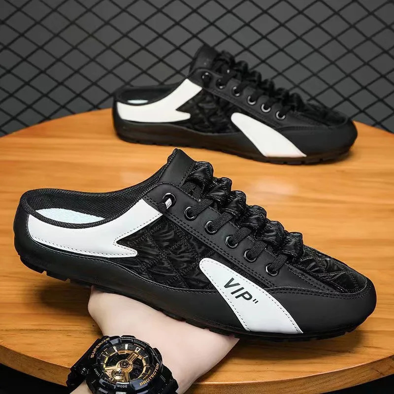 2025 Summer Slippers for Men Trendy Mens Flat Bottom Casual Shoes Soft Sole Support Shoes Mens Sneakers Zapatos De Hombre 260623