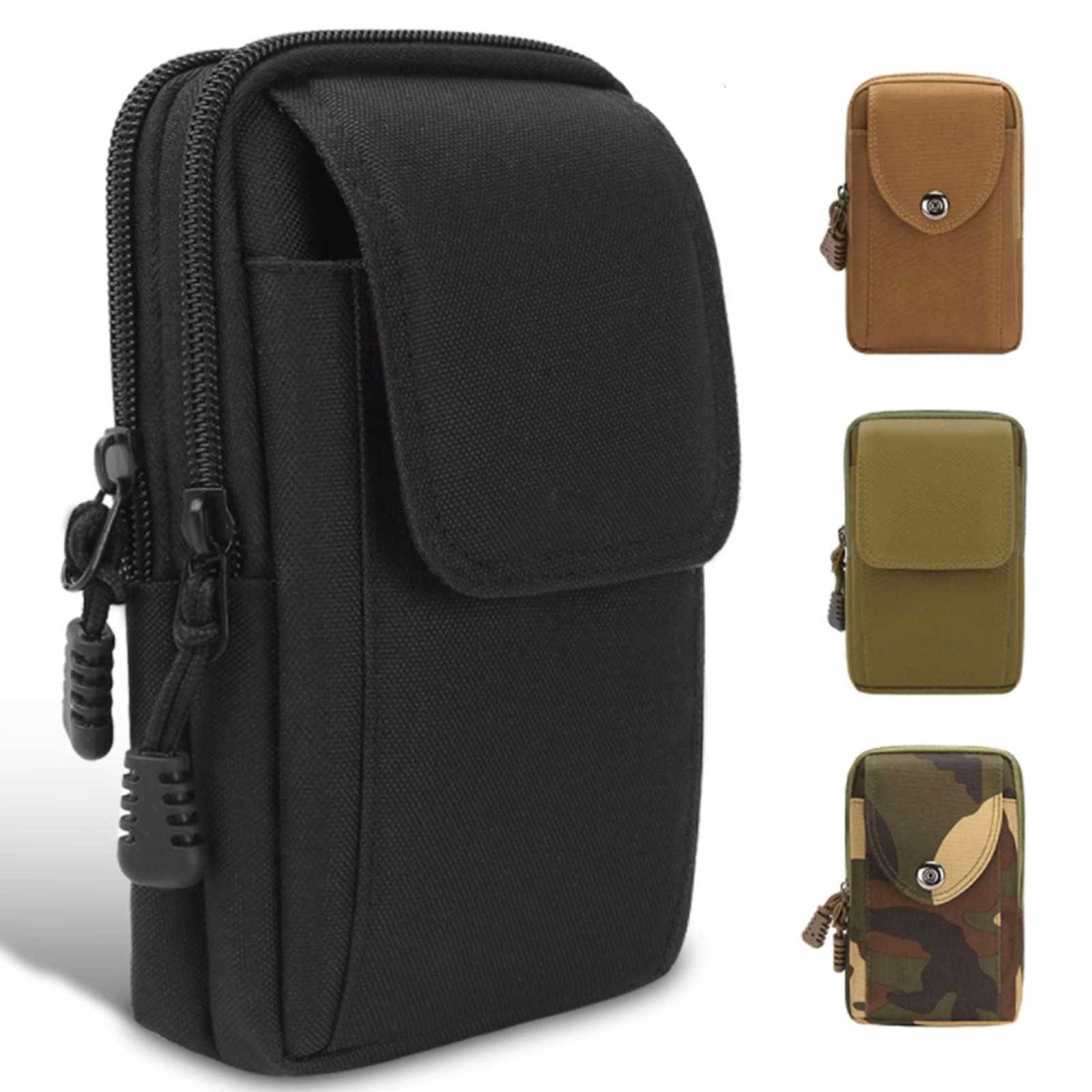 Vintage 65Inches Packs Canvas Waist Outdoor Sport Mobile Phone Bag Men Wear Belt Waist Bag Mini ChEST Bag for Crossbody Bag H260623