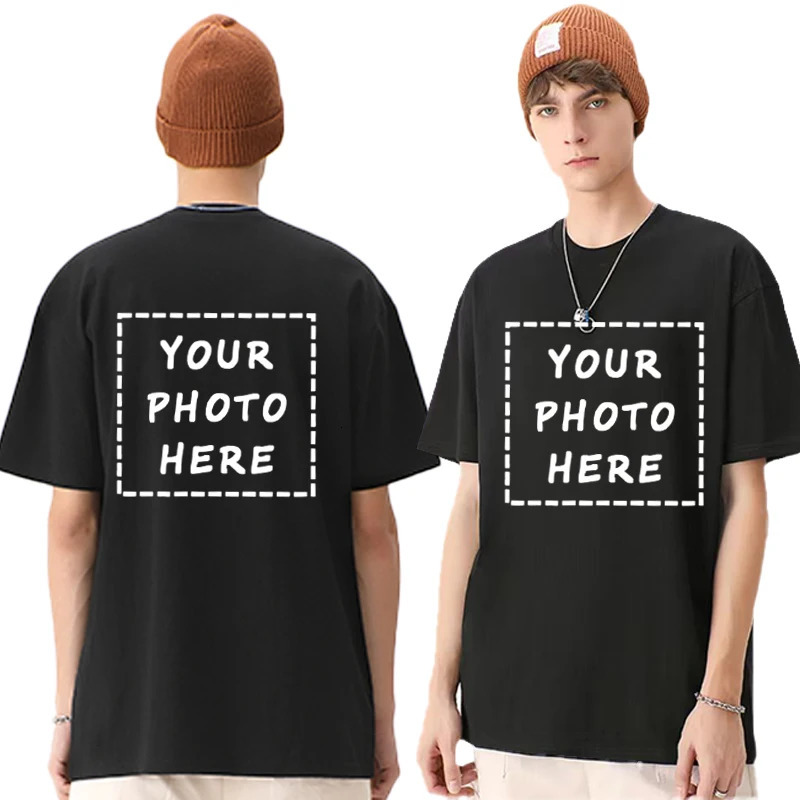 Custom-made mens T-shirts are suitable for team gatherings gyms and sports cotton round-neck short-sleeved shirts 260623