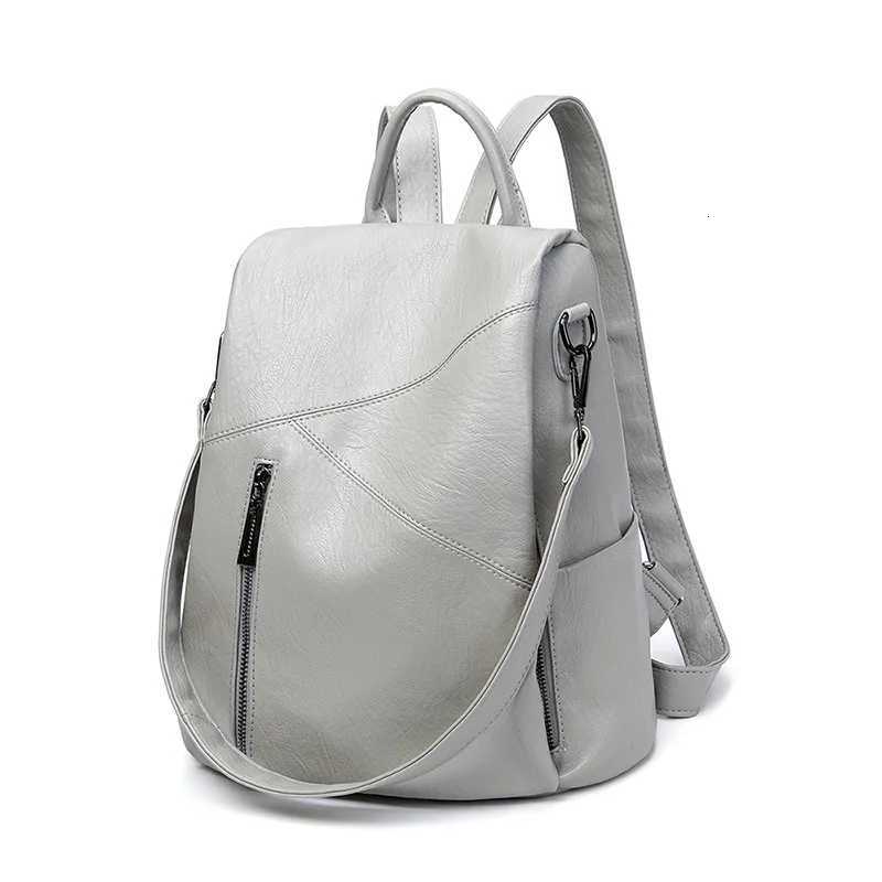 Zaini da donna Borsa a tracolla femminile vintage Zaino in morbida pelle da donna Zaino da viaggio Borse di lusso per ragazze MochilaT260623