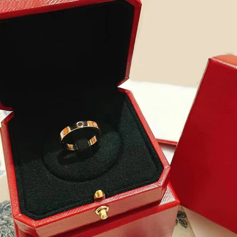 rings engagement ring mens rings lab grown diamond Designer Ring Plain ring Love Rings Womens Couple Jewelry With diamonds Casual Fashion Street-image-1111862865
