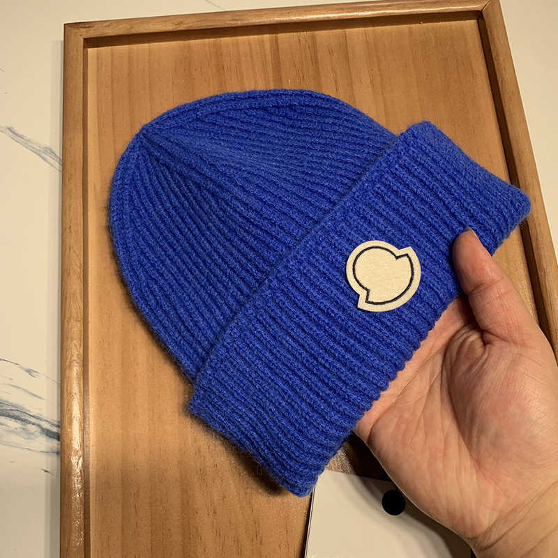 for beanie women hat With Thick wool knitted warm casual simple styles solid S260623