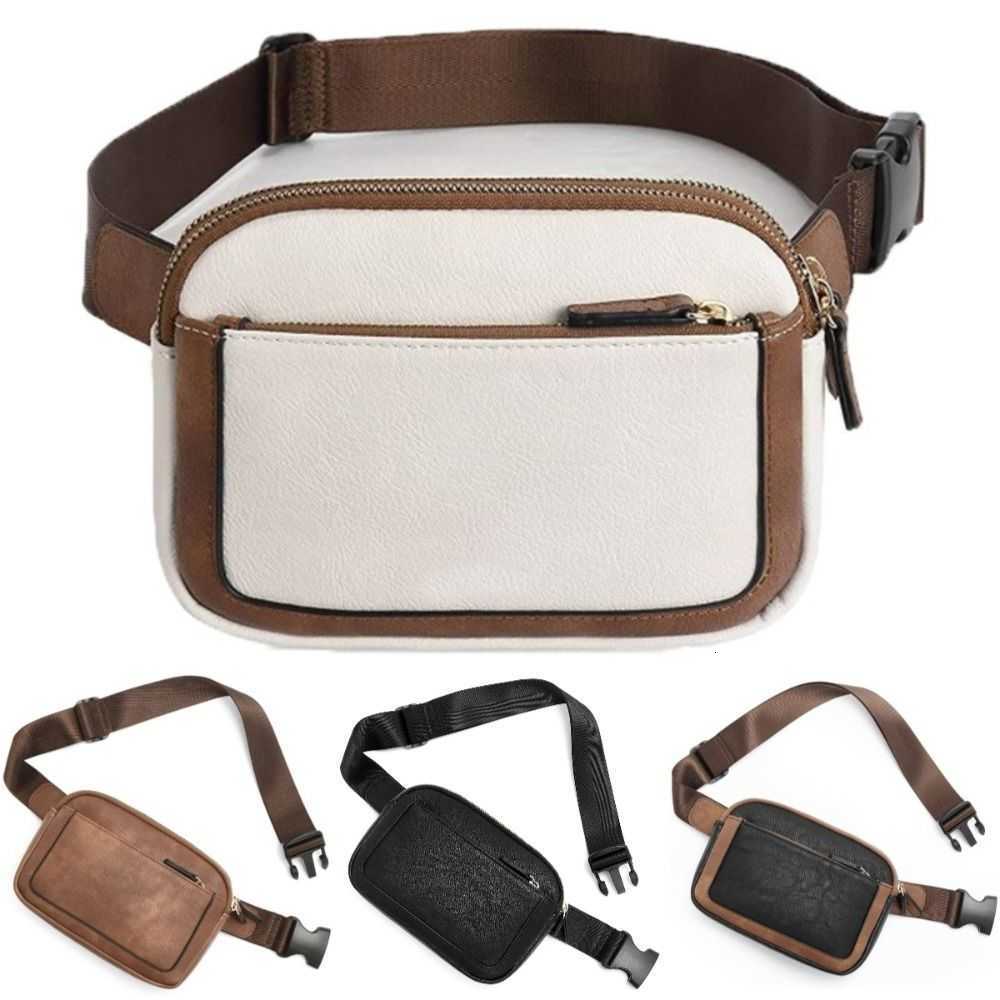 Pack Korean Fanny Style Womens PU Leather Adjustable Strap Women Waist Bag Clutch Bag Card Pocket Crossbody Chest Bag Lady H260623