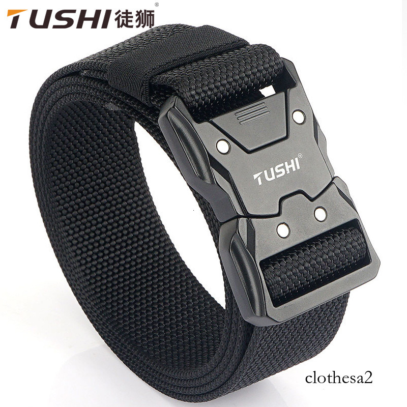 New Quick Release Buckle Tactical Nylon Workwear Outdoor Training Pants Casual Men's Belt Manufacturer Wholesale