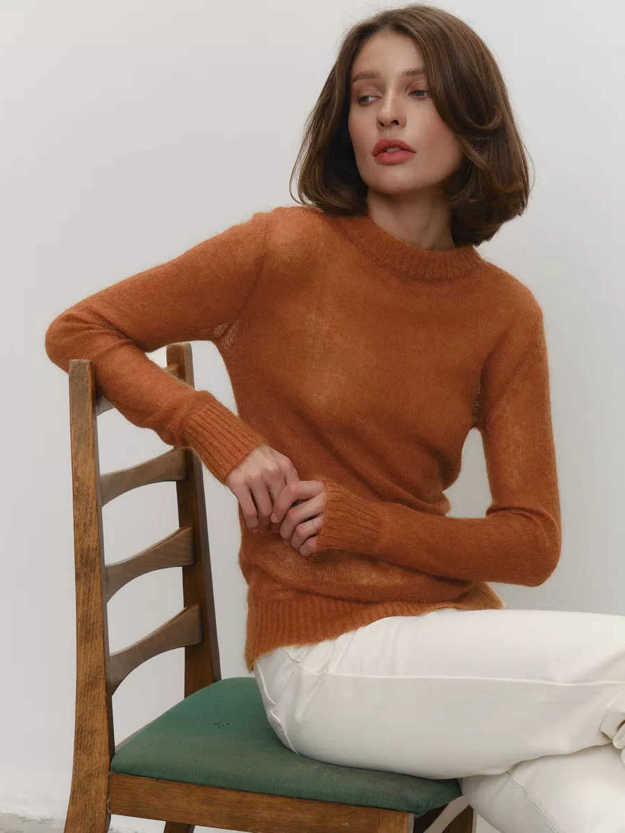 Bornladies Summer New Womens O-neck Elegant Slim Fit Sweater Jumpers Casual Chic Thin Long Sved Fashion Lady Loose Pullovers L26