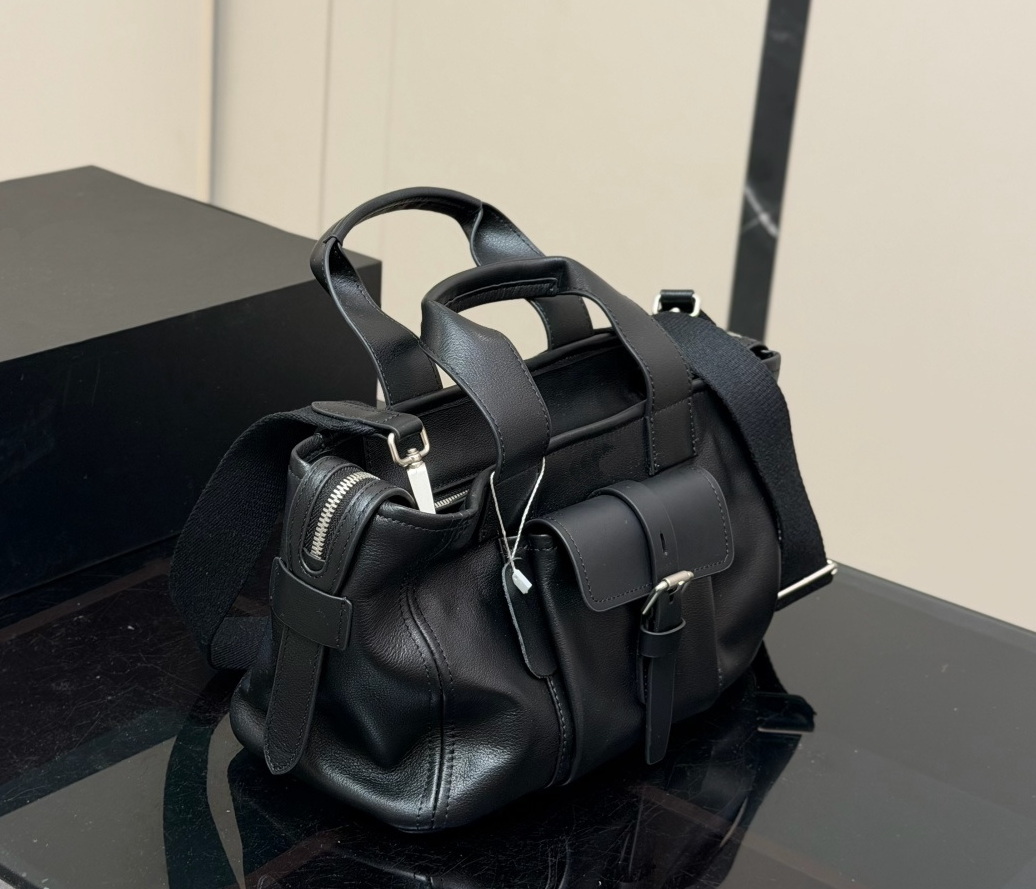 Designer Evening Bags Luxury Genuine Leather Vintage Business Laptop Briefcase Crossbody Handbag for Daily Commuter Office Travel Shouder Bag