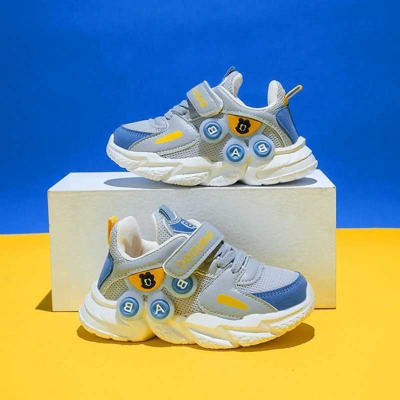 Shoes Boys 2025 Spring and Autumn New Sports Shoes Childrens Mesh Shoes Running Girls Breathable Baby Functional Shoes S260623
