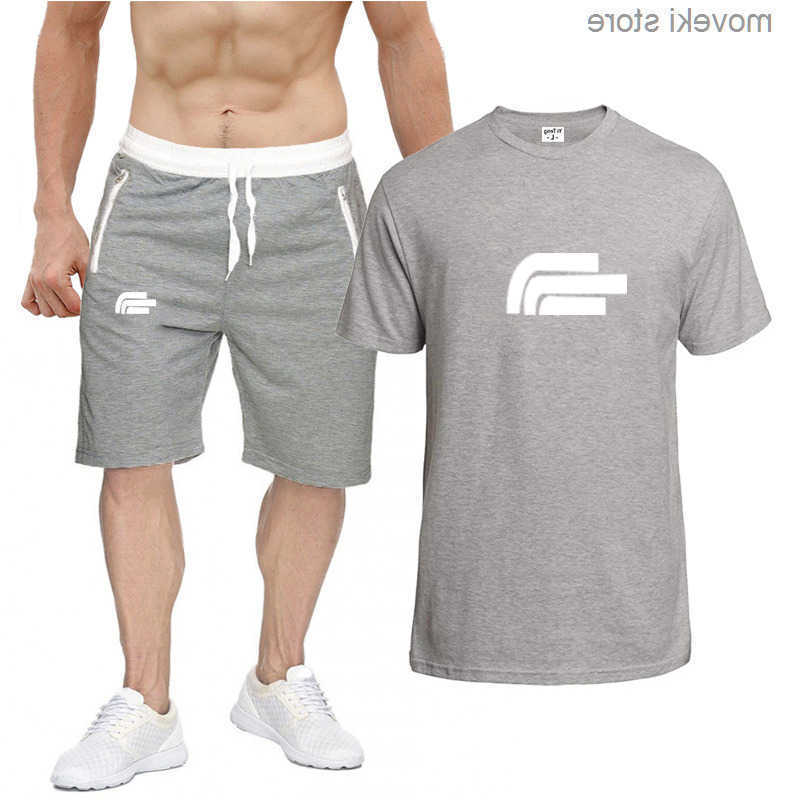 Tracksuits Mens Sets Jogger Sweatshirts Suits man tracksuits Two Piece Set T Shirt 2025 Summer Printed Short Slve Shorts Asian M-2XL S260623