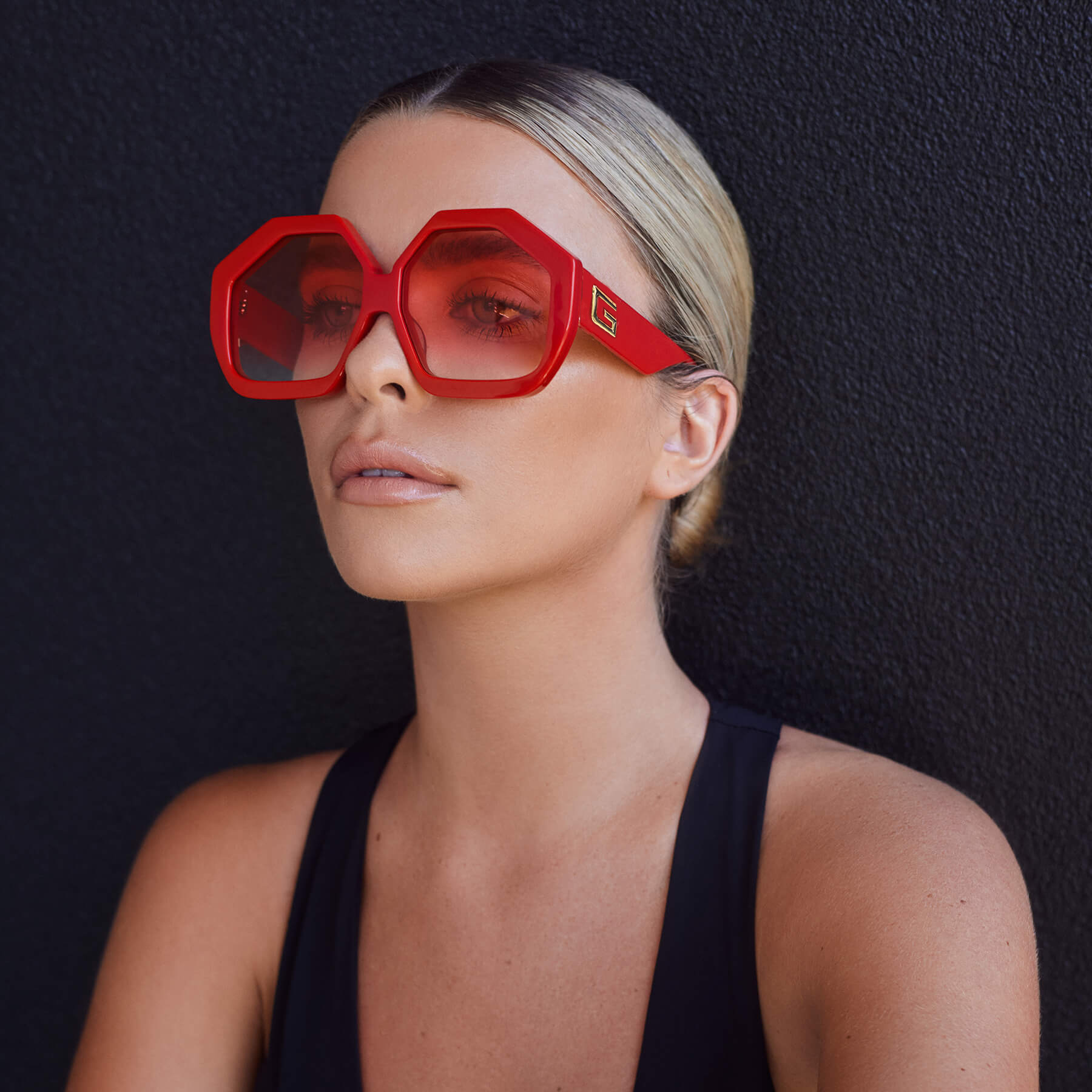 Designer Oversized Octagon Women Gradient Sunglasses Men 2026 New Popular Luxury Colorful Big Square Sun Glasses White Eyewear
