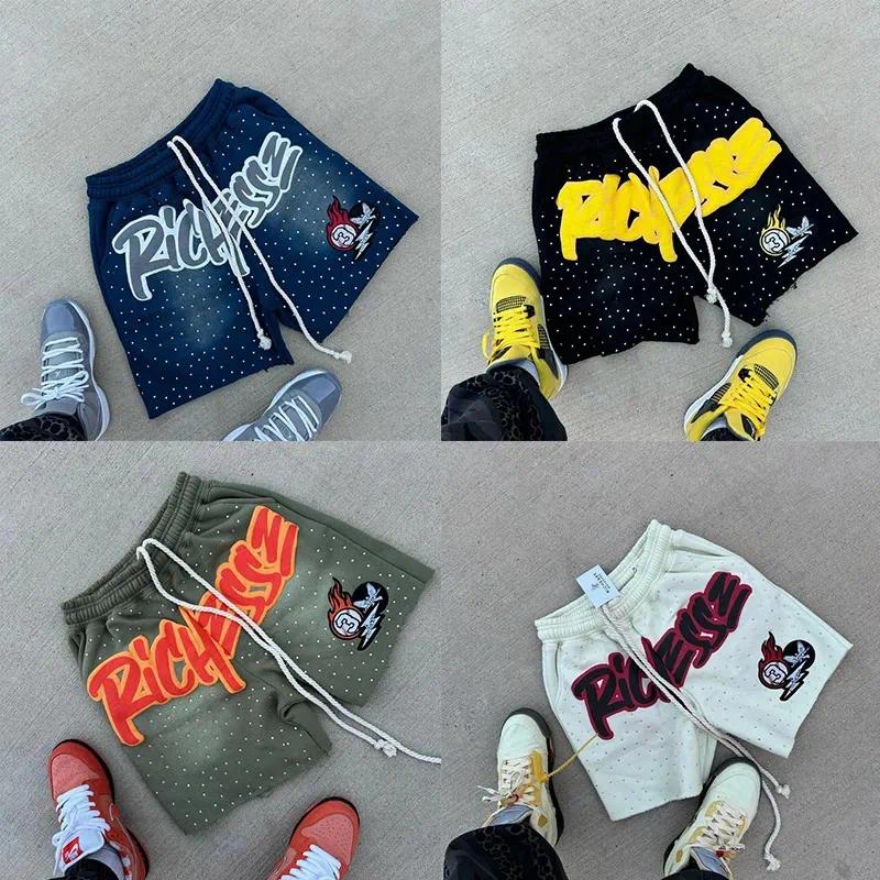 Streetwear Shorts Men Women Clothing Y2K Letter Print Basketball Harajuku Loose Casual Sweatpants Pants 2026