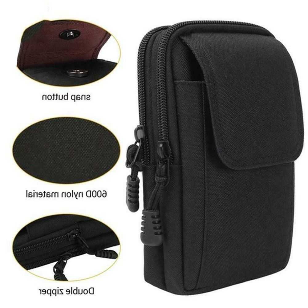 Pack MOLLE Waist Mens Tactical - Military Belt Pouch Bag for Running/Camping Small Outdoor Travel EDC Pouch with Soft Back H260623