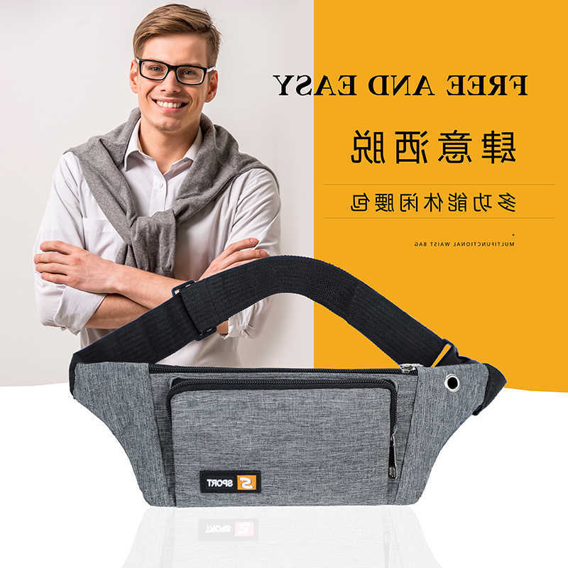 Casual Waist Bag Pack Purse Large Phone Belt Bag Pouch Womens Canvas Travel Phone Bag Fanny Outdoor Fashion Men Shoulder Belt H260623