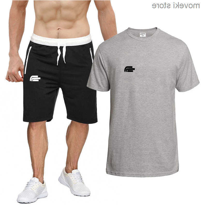 new 2025 Mens Tracksuits Sets Jogger Sweatshirts Suits man tracksuits Two Piece Set T Shirt Summer Printed Short Slve Shorts S260623