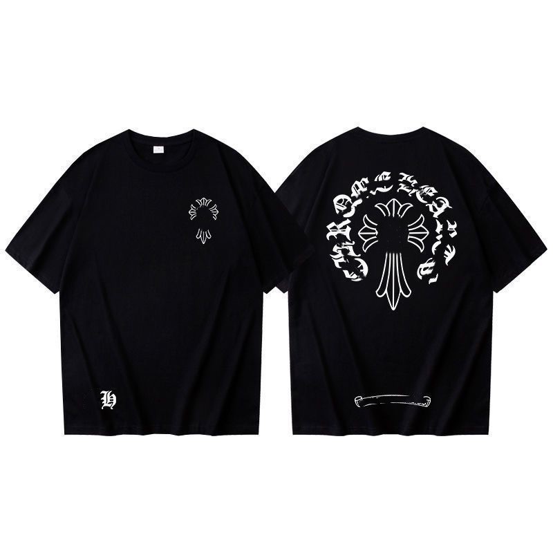 2026 Felpa con cappuccio firmata Cross Sanskrit in cotone - Felpa per uomo e donna - T-shirt casual girocollo con grafica a cuore
