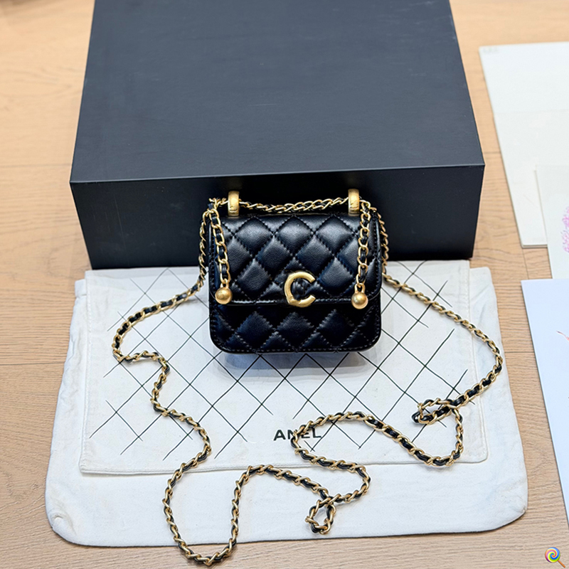 designer bag light luxury genuine leather New trendy and fashionable chain bag single shoulder handbag for women