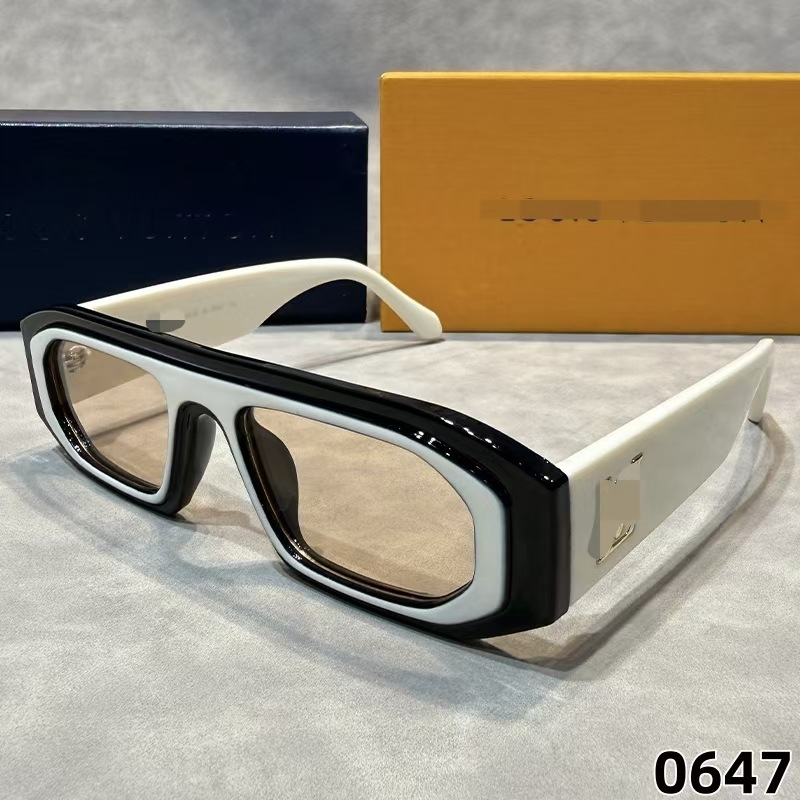 Mens Designer Sunglasses Womens Outdoor Shades Top quality Women Men Sunglasses Glass lens luxury sunglasses Mirrored Rectangular Retro Oval Plate S