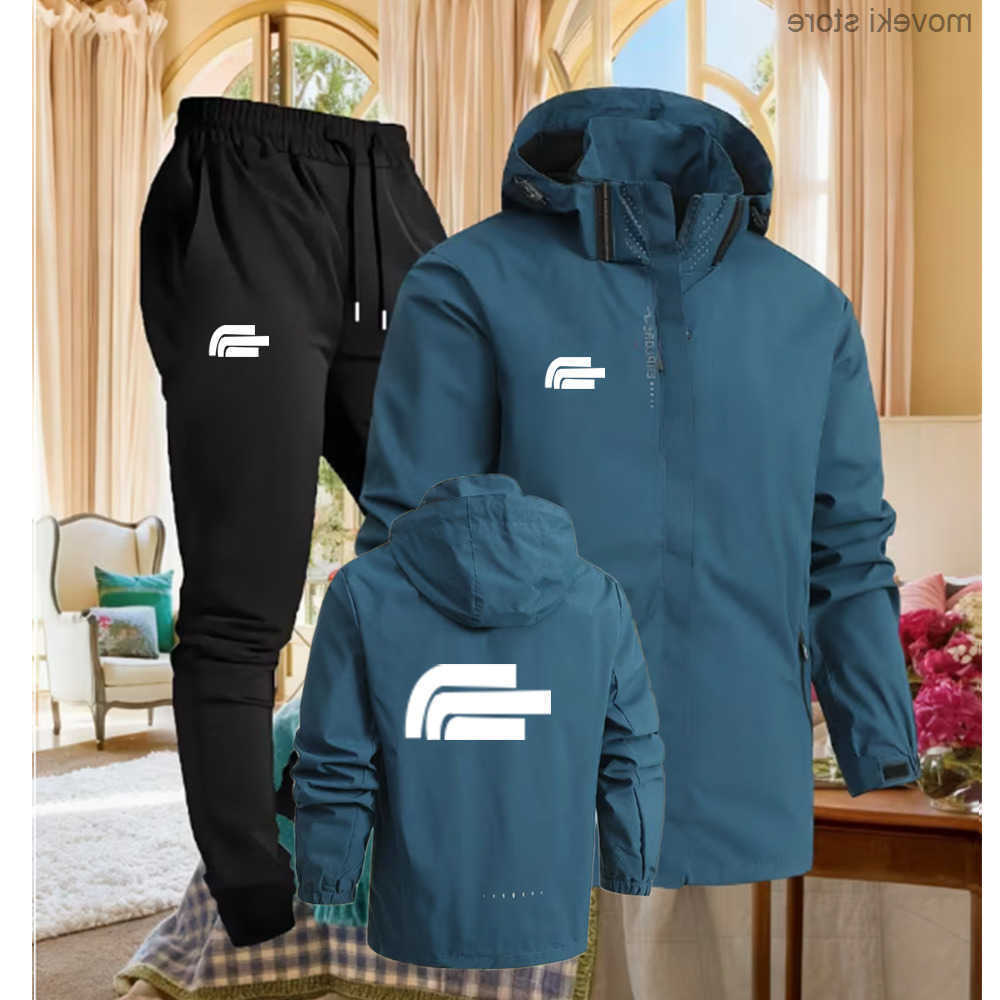 Set tracksuit Mens Tracksuit long slve Sporting Clothing Two Pieces Long Slve Hoodies Jacket Pants Casual Mens Track Suit S260623
