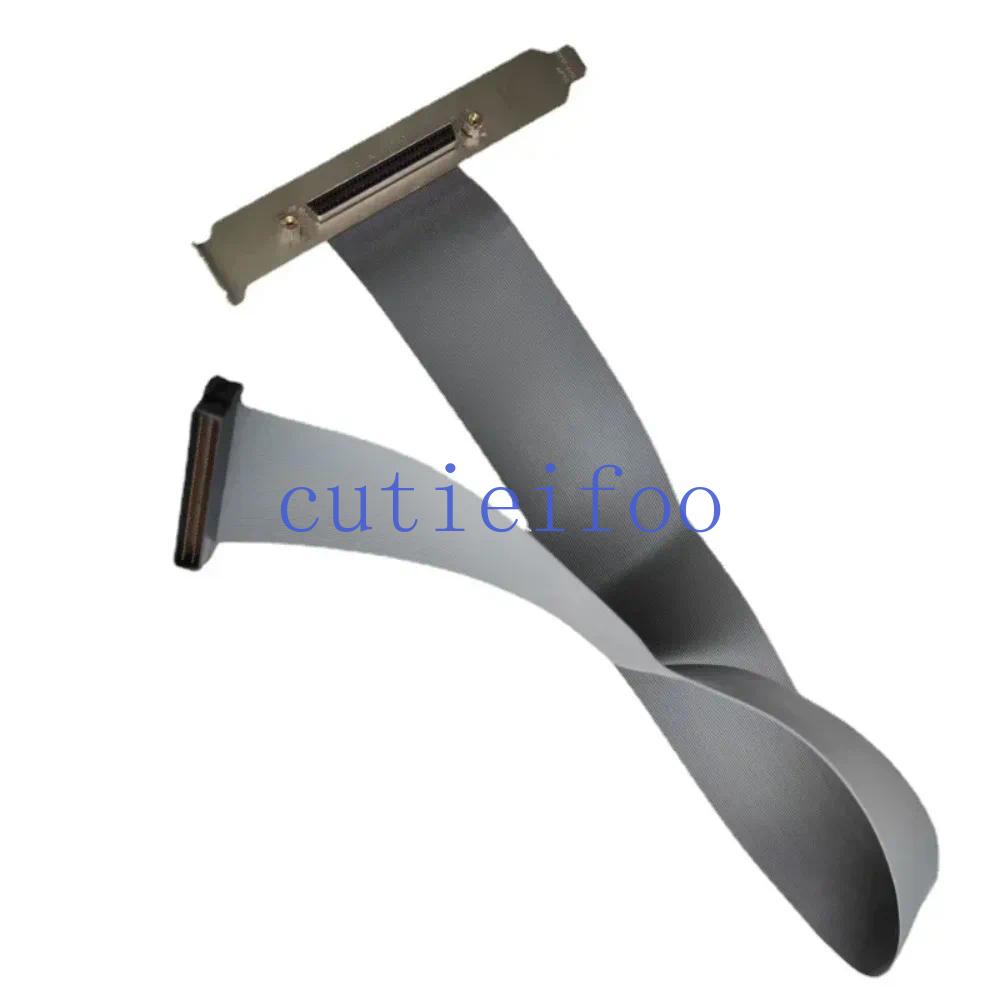 SCSI 68Pin Female to Male Adapter Flexible Cable with Baffle Bracket Screws 48cm-image-1111806177