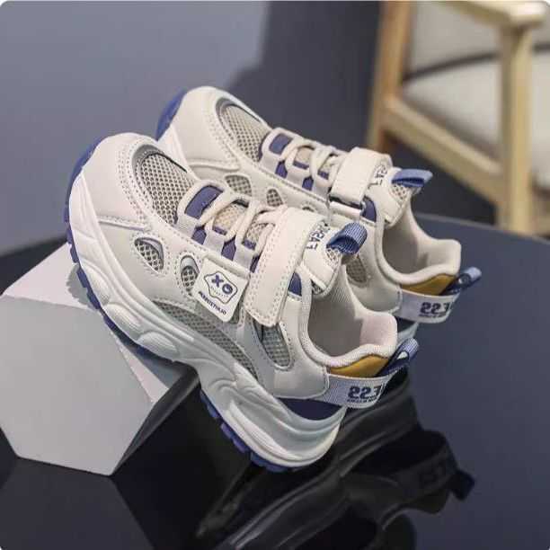 Shoes Boys 2025 Spring New Childrens Non-Slip Soft Sole Sports Shoes for Big Boys Breathable Dad Shoes Spring and Autumn S260623