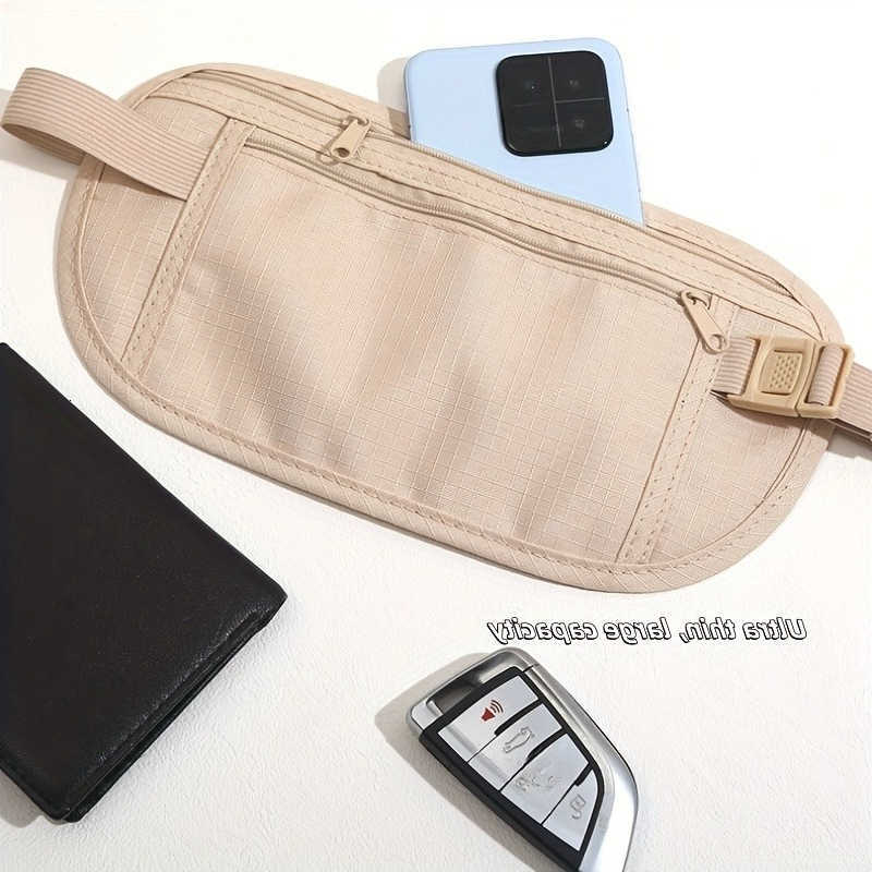 Waist Close-Fitting Ultra Bag Thin Anti-Theft Portable Crossbody Fanny Pack for Running Travel Cycling Outdoor Sports H260623