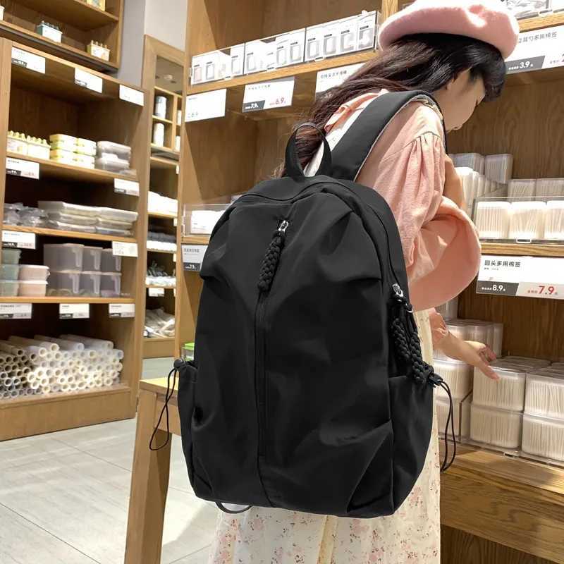 Fashion Womens Backpack Lightweight Nylon Boys and Girls Students School Bag Travel Backpacks for Women and MenT260623