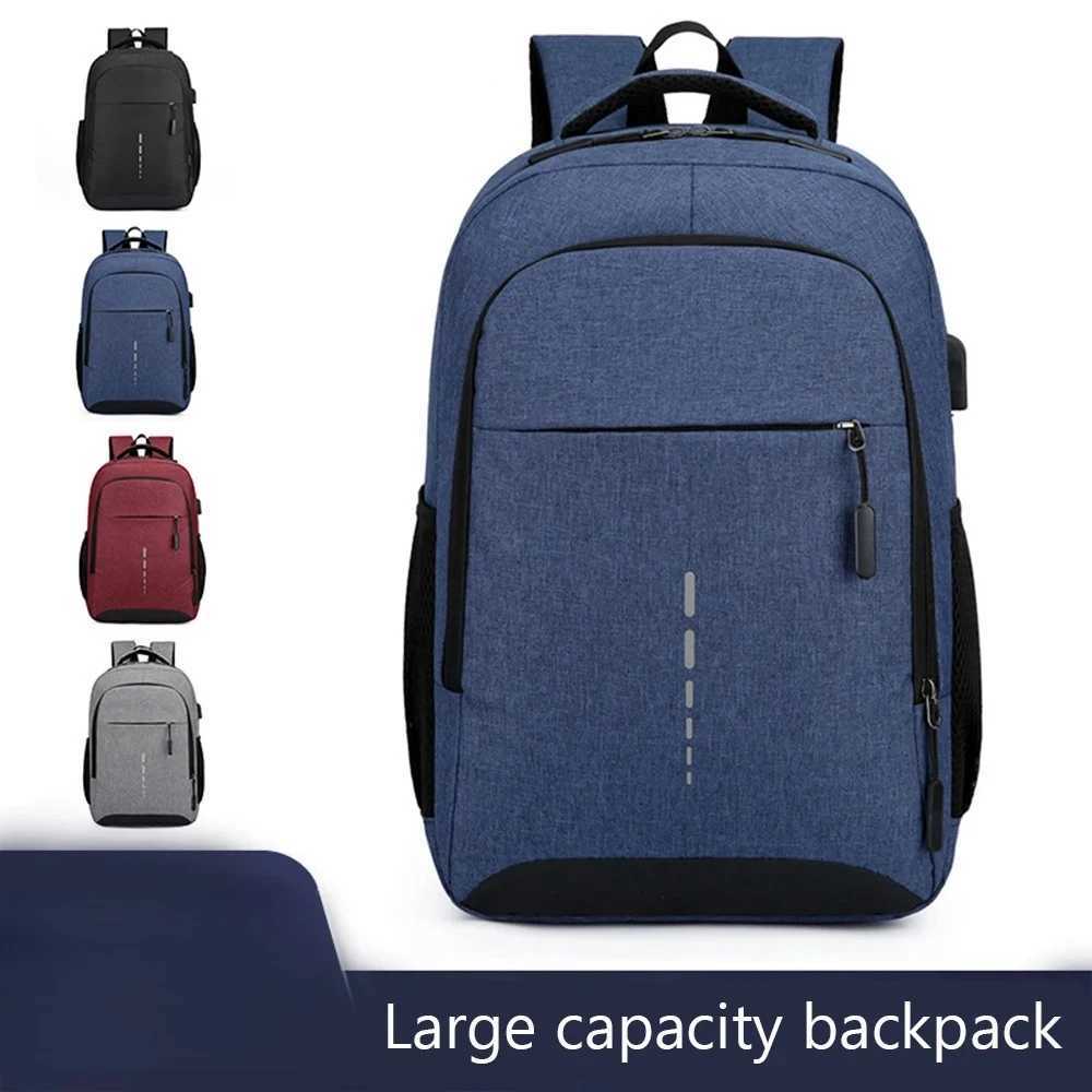 large capacity multifunctional backpack for commuting business travel student computer bag-ll Simple and stylish backpackT260623