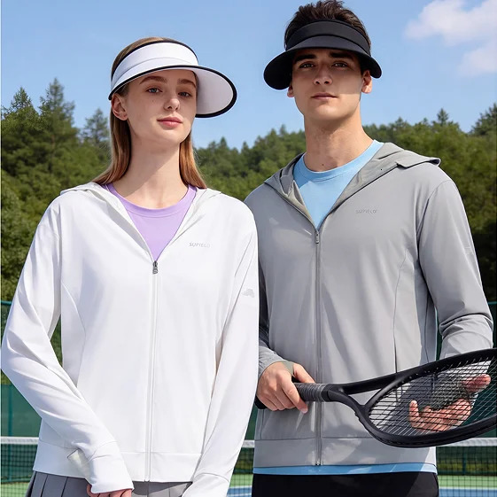 Supield UPF50 FullBand UV Protection Sunscreen Jacket Lightweight Cooling Skin Coat for Men Women Summer Outdoor Sun Clothing 260625