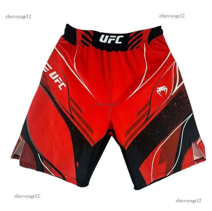 2026 New 3D Printed UFC Quick Drying Shorts Boxing Training Clothes Men's Sports Running Casual Shorts fd1