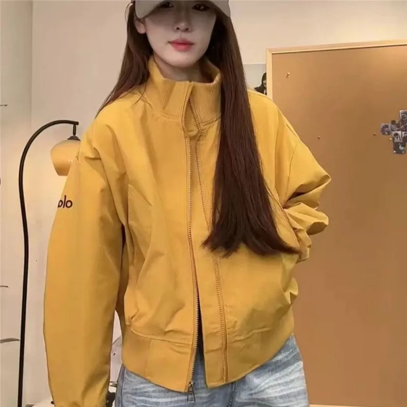 American Retro Little Womens Short Baseball Uniform Coat Autumn Female Students Korean Jacket Loose Top Overwear 260622
