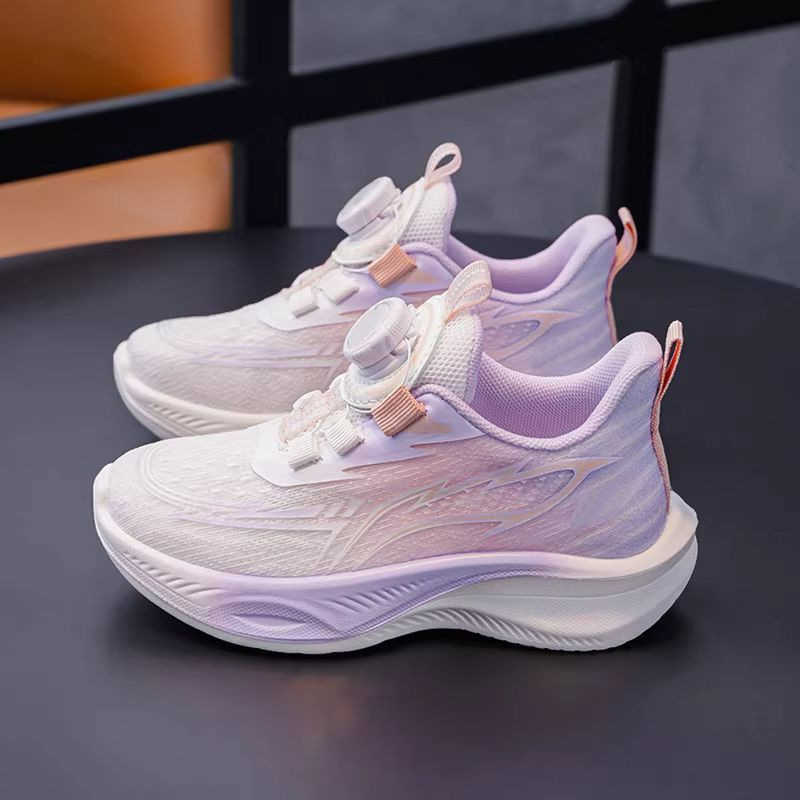 sports Childrens shoes girls shoes 2026 spring and autumn new models casual lightweight running shoes for older children breathable mesh S260623