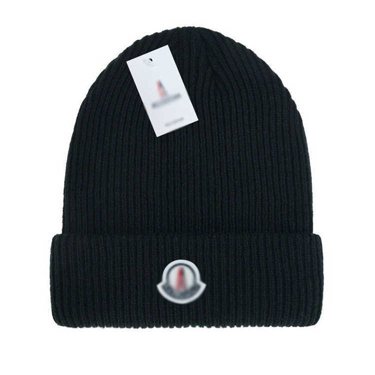 In Beanie autumn beanies tide letters are knitted in thick thin patterns outdoor women have the same warm wool S260623