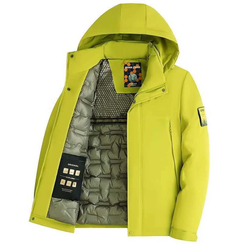 Winter Graphene Thr Proof Wool Parkas New Thickened Warm Velvet Clothing Cotton Clothes Mens Fashion Detachable Hooded Jacket Q260623
