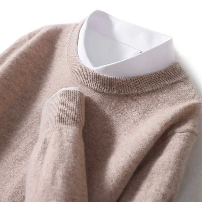 Winter Autumn Men Cashmere Sweater O-neck Soft Warm Pullovers Male Loose Knitted Shirt Korean mens winter blouse L26623